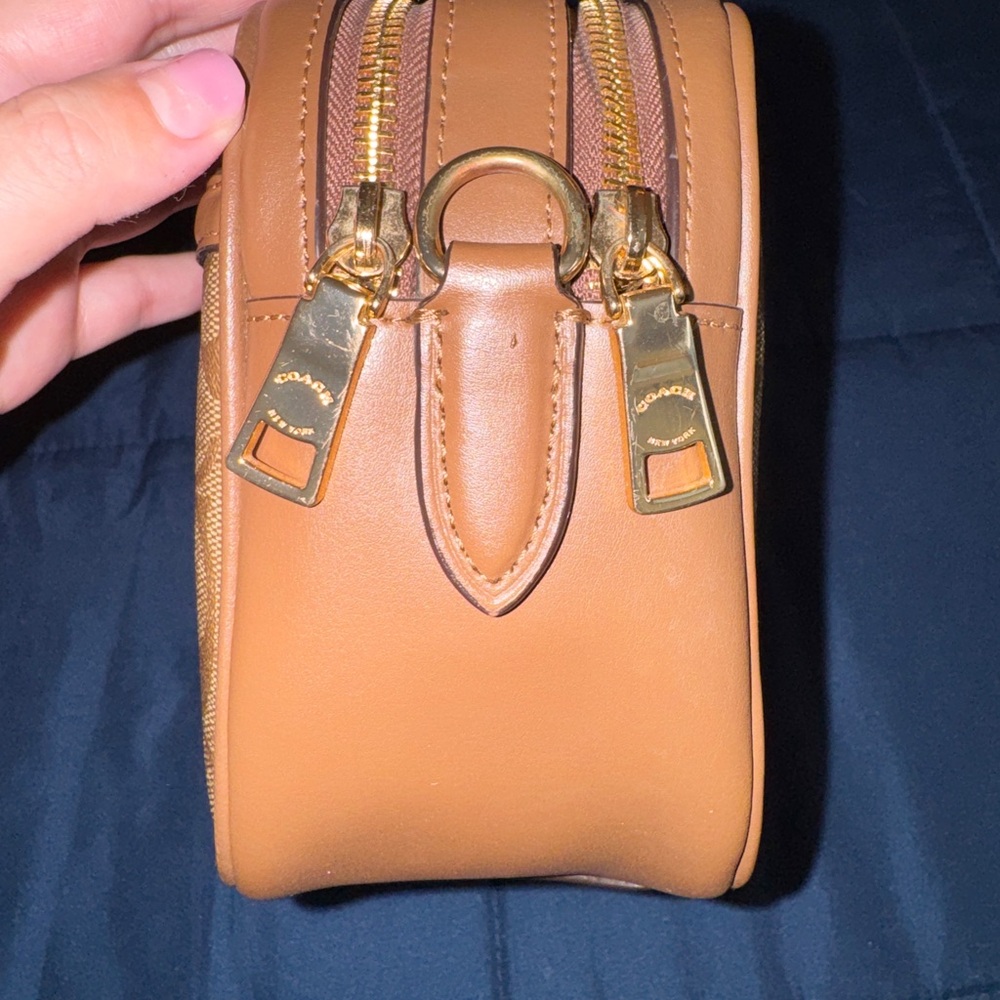 Coach Crossbody Monogram Double Zip Camera Bag - image 3